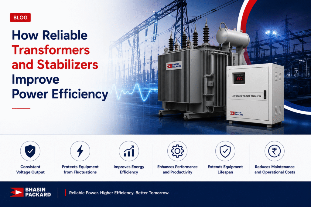 How Reliable Transformers and Stabilizers Improve Power Efficiency